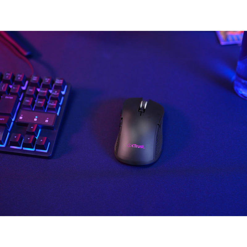 Load image into Gallery viewer, Trust gxt 931 ybar draadloze gamingmuis (zwart, 200 - 7.200 dpi, 2.4ghz bluetooth usb)
