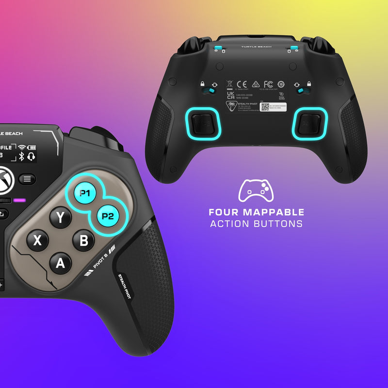 Load image into Gallery viewer, Turtle beach stealth pivot draadloze slimme controller (zwart, 2,4 ghz bluetooth usb, pc, xbox, android)
