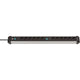 Brennenstuhl premium-alu-line stekkerdoos 12-voudig 3 m h05vv-f 3g1,5 2x 6-voudig schakelbare contactdozen