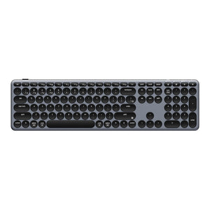 Keychron b5 pro-k1 toetsenbord (grijs, us lay-out (qwerty), scissor switches, 100%, abs keycaps, 2.4 ghz bluetooth usb)