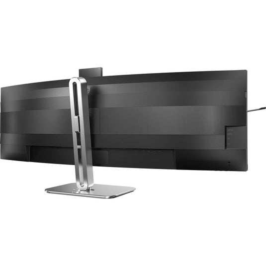 Philips 49b2u6900ch 48.8 curved ultrawide monitor (donkergrijs zilver, 2x hdmi, displayport, 4x usb-a, 3x usb-c, rj-45)
