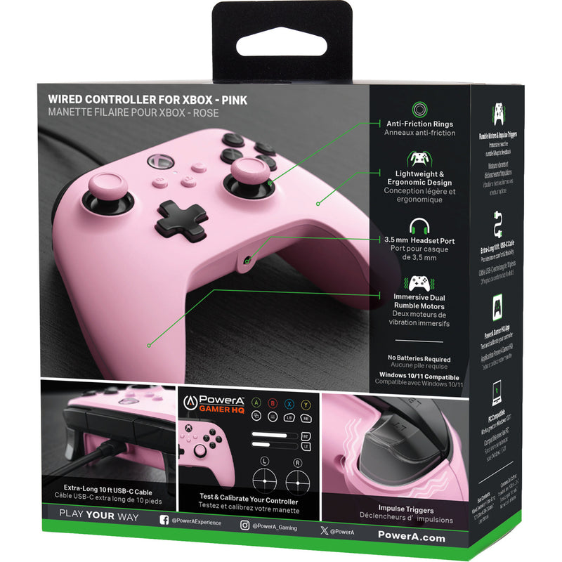 Chargez l'image dans la visionneuse de la galerie, Powera bedrade controller voor xbox series x|s (roze, xbox series x|s, xbox one, pc)

