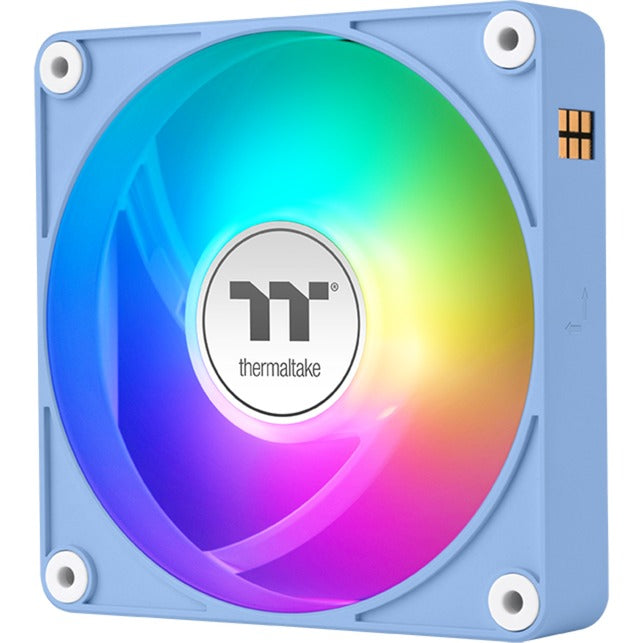 Load image into Gallery viewer, Thermaltake ct120 ex reverse argb sync pc cooling fan hydrangea blue (3-fan pack) case fans (lichtblauw, 3 stuks, 120 x 120 x 25 mm, pwm)
