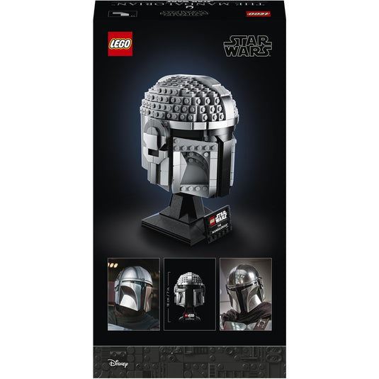 Lego star wars the mandalorian helmset voor volwassenen - 75328