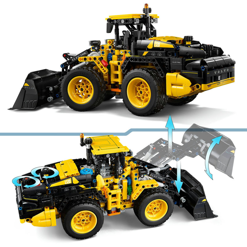Afbeelding laden in galerijviewer, Lego technic volvo l120 electric wiellader speelgoed set - 42209
