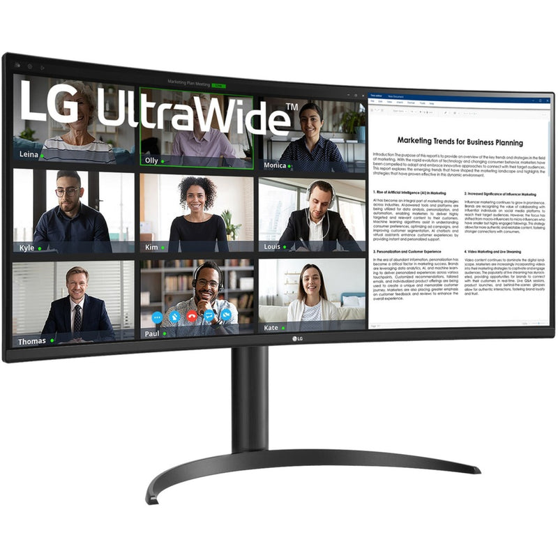 Chargez l'image dans la visionneuse de la galerie, Lg ultrawide 34wr50qk-b 34 curved monitor (zwart, 2x hdmi, displayport)
