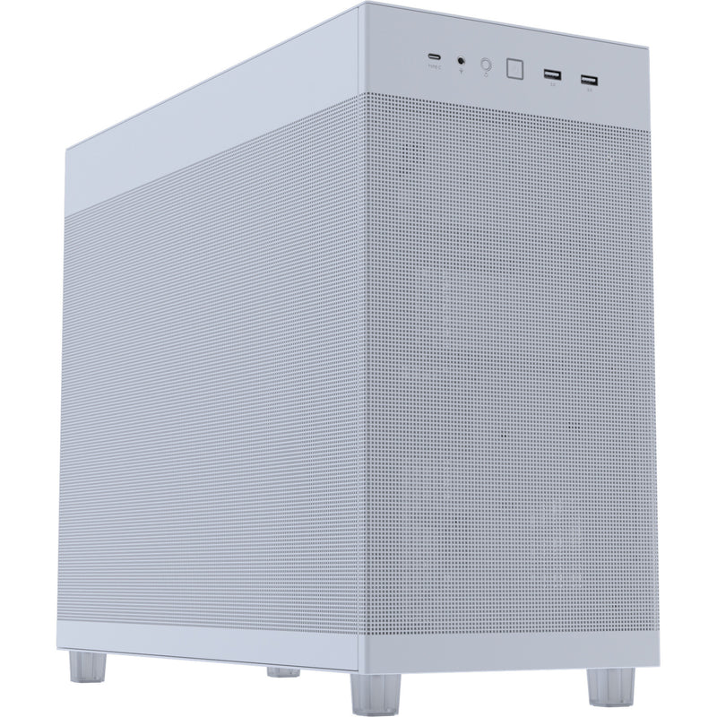 Load image into Gallery viewer, Asus prime ap303 - mesh panel midi tower behuizing (wit | 2x usb-a | 1x usb-c)
