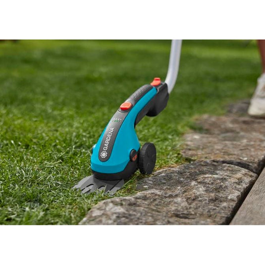 Gardena accugrasschaar classiccut li set + steel wielen - 09886-20 09886-20