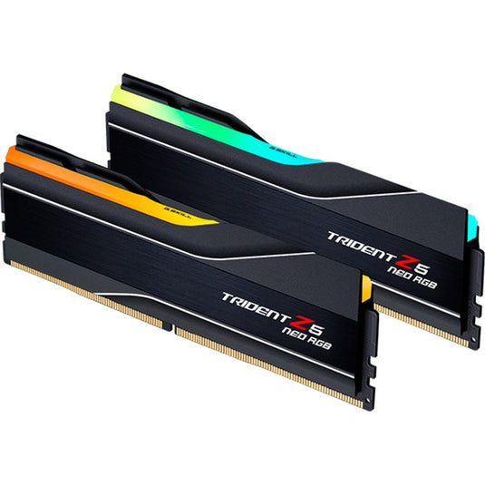G.skill trident z5 neo rgb 32 gb ddr5-6000 (2x 16 gb) werkgeheugen (zwart, f5-6000j3038f16gx2-tz5nr, expo)