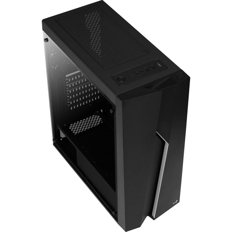 Load image into Gallery viewer, Aerocool bolt midi tower behuizing (zwart | 3x usb-a | rgb | window)
