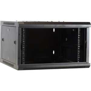 Dsi 6u wandkast met glazen deur - ds6606 server rack (zwart, 600 x 600 x 368mm)