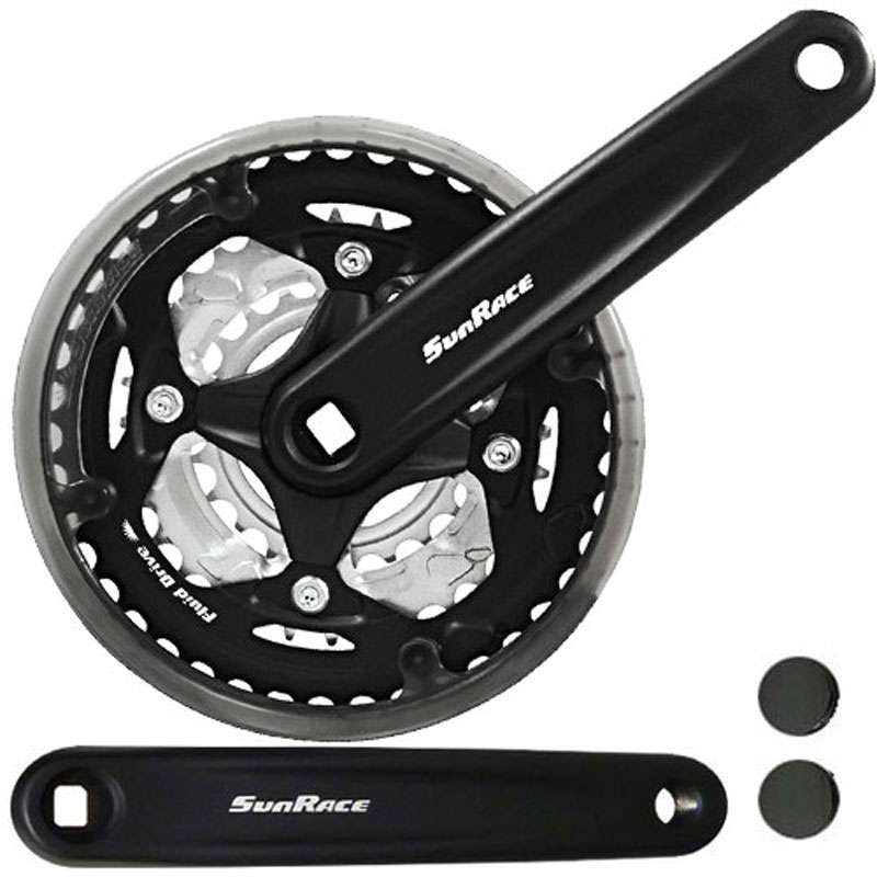 Load image into Gallery viewer, Sunrace crankstel fcm513 24-34-42 152mm -3mm
