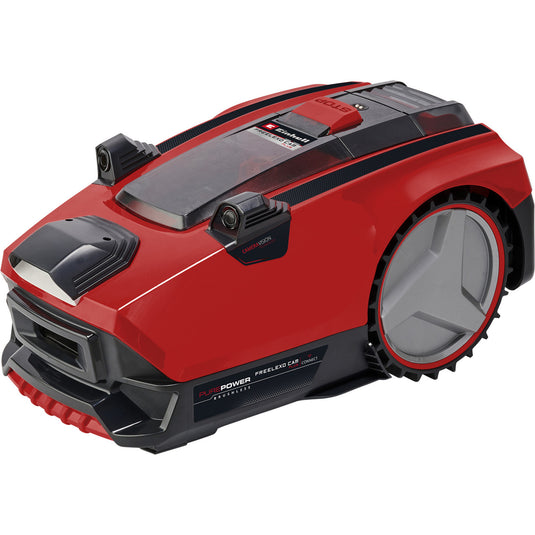 Einhell freelexo cam plus 600 robotmaaier (rood zwart, 4.0 ah power x-change plus accu en lader inbegrepen)