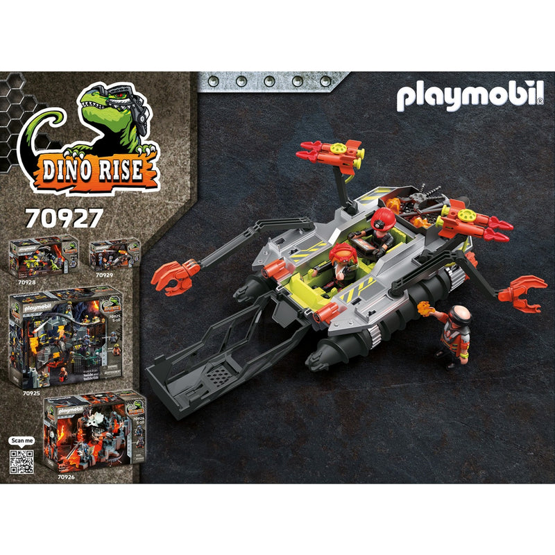 Load image into Gallery viewer, Playmobil dino rise - comet corp. sloopboor constructiespeelgoed (70927)
