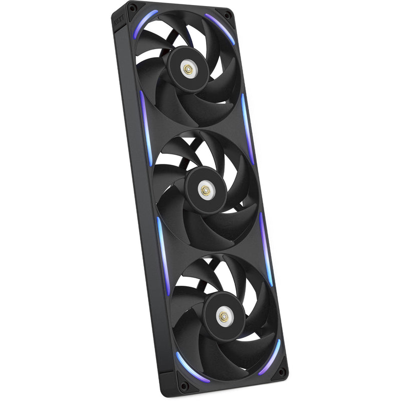 Load image into Gallery viewer, Nzxt f360x rgb case fans (zwart, 3 stuks, 360 x 120 x 30 mm, pwm)

