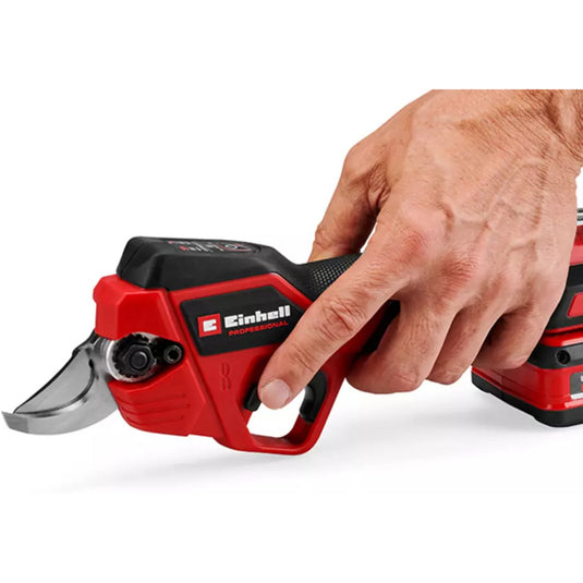 Einhell professionele accusnoeischaar gp-ls 18 28 li bl-solo takkenschaar (rood zwart, accu en oplader niet inbegrepen, power x-change)