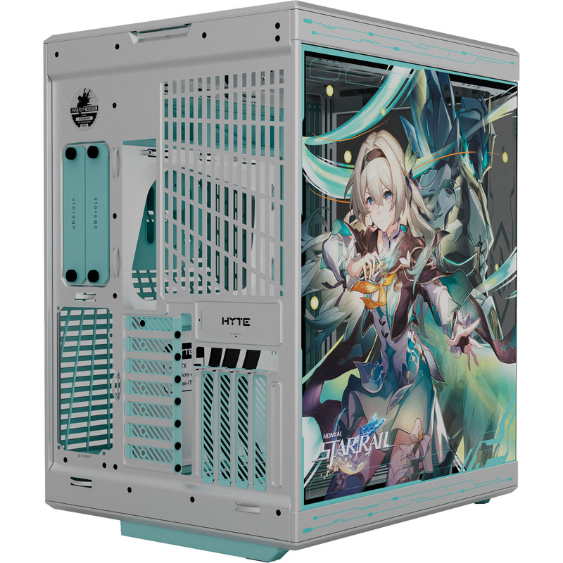Load image into Gallery viewer, Hyte y70 firefly edition midi tower behuizing (2x usb-a | 1x usb-c | tempered glass)
