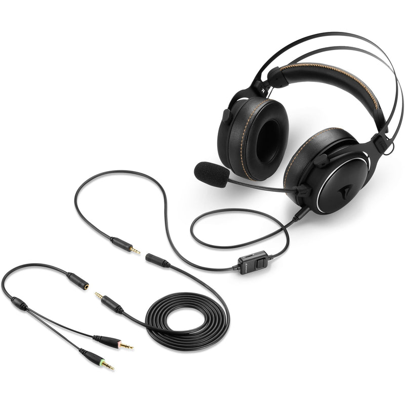 Load image into Gallery viewer, Sharkoon skiller sgh50 over-ear gaming headset (zwart, pc, playstation 4, playstation 5, xbox series s|x)
