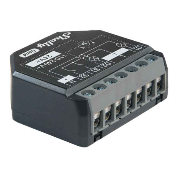 Afbeelding laden in galerijviewer, Shelly 2pm gen4 relais (zwart, bluetooth, wifi)
