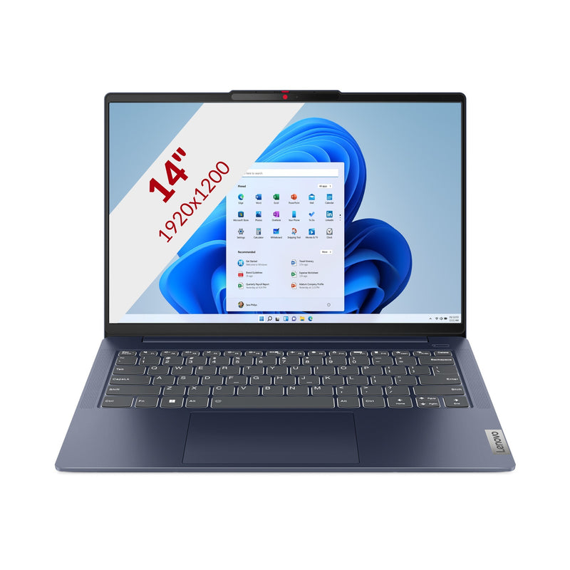 Load image into Gallery viewer, Lenovo ideapad slim 5 14iah8 (83bf004xmh) 14 laptop (blauw | core i5-12450h | uhd graphics | 16 gb | 512 gb ssd)
