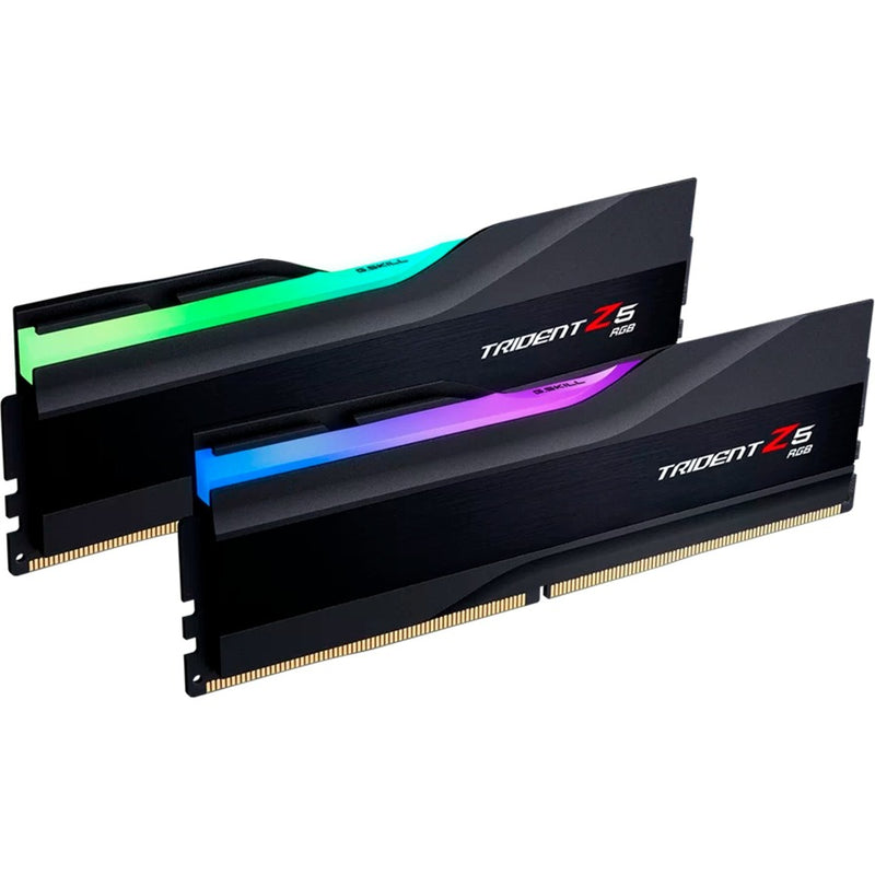 Load image into Gallery viewer, G.skill 64 gb ddr5-6000 kit werkgeheugen (zwart, f5-6000j3636f32gx2-tz5rk, trident z5 rgb, xmp)

