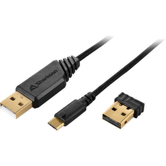 Sharkoon skiller sgm30w gaming muis (zwart, 600 - 6000 dpi, rgb, 2.4 ghz usb)