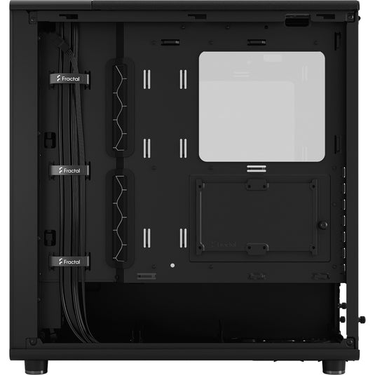 Fractal design north momentum edition midi tower behuizing (zwart houtkleur | 2x usb-a | 1x usb-c | tempered glass)