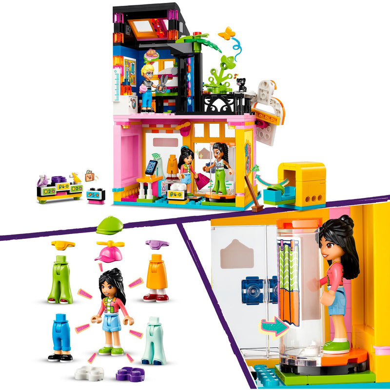 Load image into Gallery viewer, Lego friends - vintage kledingwinkel constructiespeelgoed (42614)
