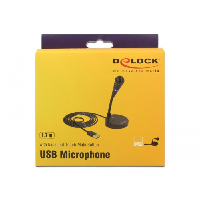 Chargez l'image dans la visionneuse de la galerie, Delock usb microfoon (zwart, plug play)
