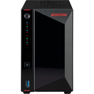 Asustor nimbustor 2 as5402t nas (zwart, lan, usb, hdmi)
