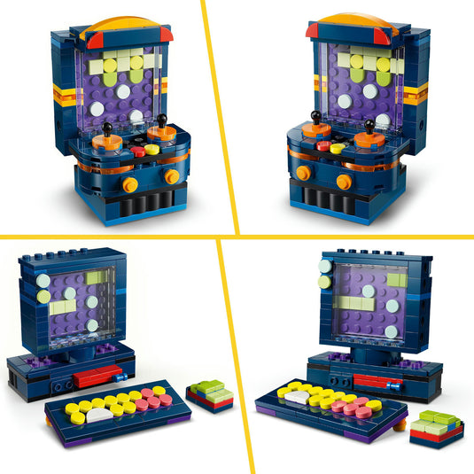 Lego ® creator 3in1 retro spelcomputer speelgoedmodel - bouw om tot desktop of speelautomaat - 31380