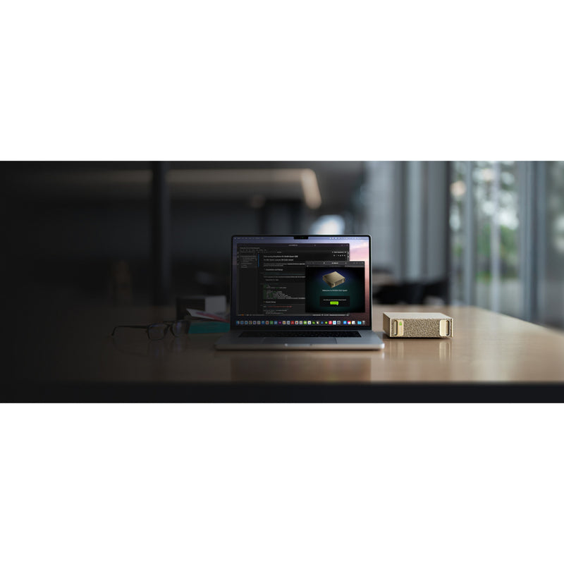 Load image into Gallery viewer, Nvidia® dgx spark founders edition pc-systeem (goud | nvidia grace | nvidia blackwell | 128 gb | 4 tb ssd)
