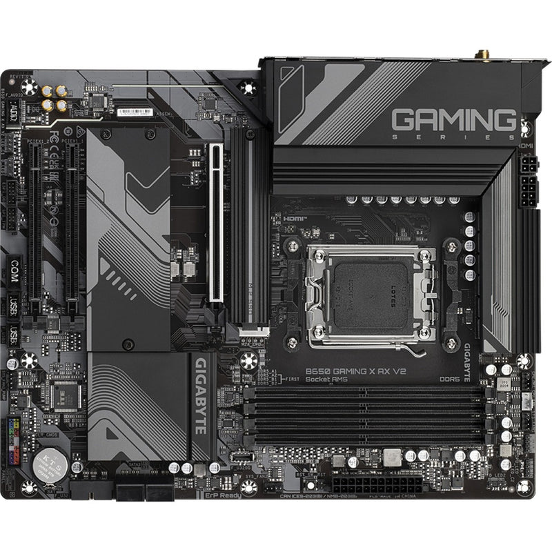 Afbeelding laden in galerijviewer, Gigabyte b650 gaming x ax v2 socket am5 moederbord (zwart grijs, raid, 2.5 gb-lan, wlan, bt, sound, atx)
