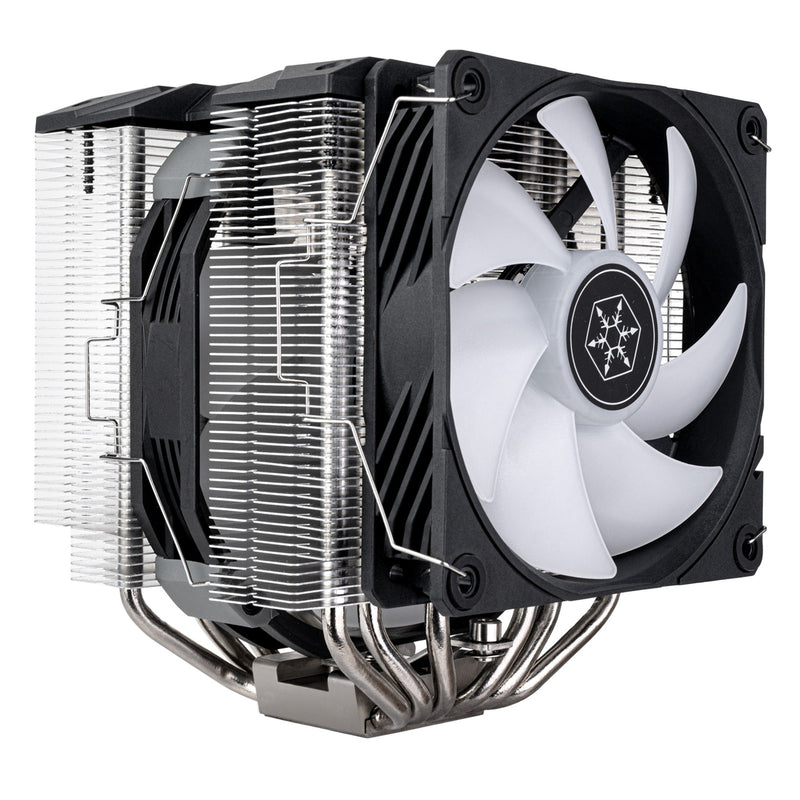 Load image into Gallery viewer, Silverstone sst-hyd140-argb cpu-koeler (4-pins pwm fan-connector, 4-1 pin argb (5v led))
