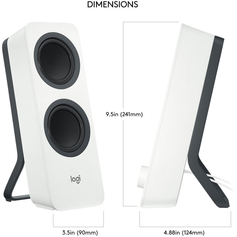 Load image into Gallery viewer, Logitech z207 pc-luidspreker (wit)
