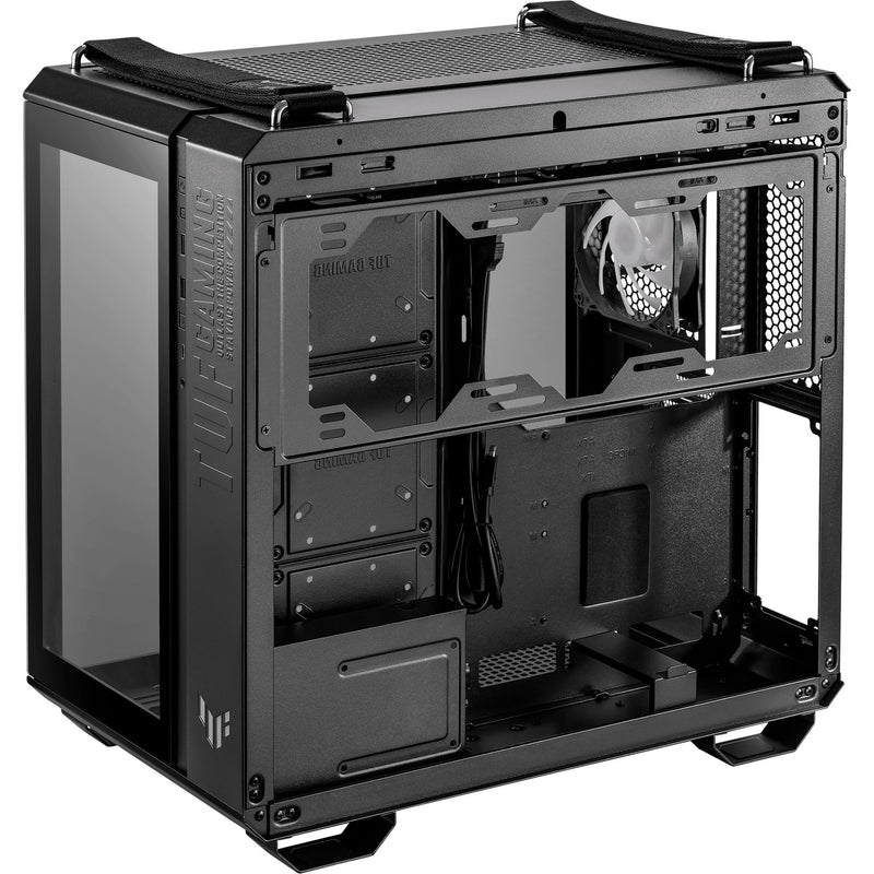 Load image into Gallery viewer, Asus tuf gaming gt502 plus midi tower behuizing (zwart | 2x usb-a | 1x usb-c | tempered glass)
