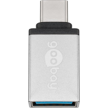 Goobay usb-c usb a otg superspeed adapter (zilver)