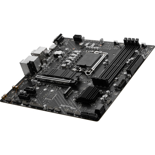 Msi pro b760m-p ddr4 socket 1700 moederbord (zwart, raid, gb-lan, sound, µatx)