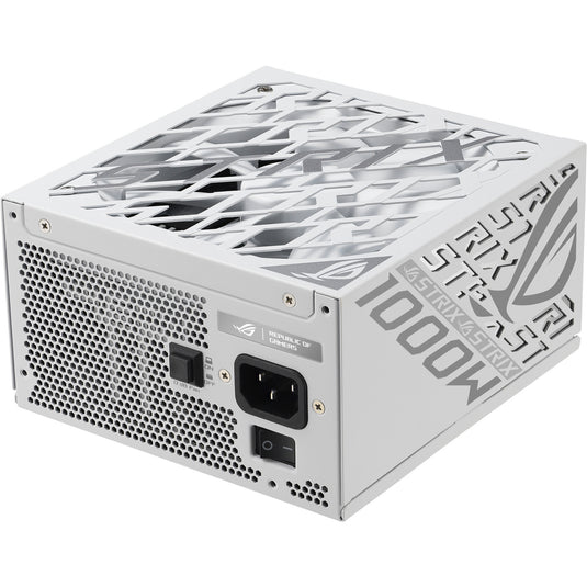 Asus rog strix platinum white edition modulaire 1000 watt voeding (wit, 1x 12v-2x6, 4x pcie)