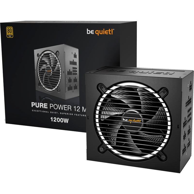 Load image into Gallery viewer, Be quiet! pure power 12m modulaire 1200 watt voeding (zwart, 1x 12v-2x6, 4x pcie)

