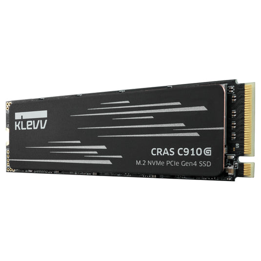 Klevv cras c910g 2 tb ssd (zwart, k02tbm2sp0-10g, pcie gen 4.0 x4, nvme 2.0)