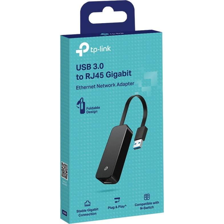 Chargez l'image dans la visionneuse de la galerie, Tp-link usb 3.0 naar gigabit ethernet adapter netwerkadapter (zwart)
