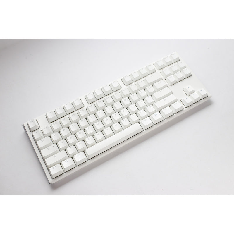 Load image into Gallery viewer, Ducky one 3 classic pure white tkl rgb mechanisch toetsenbord (wit, us lay-out (qwerty), cherry mx silent red, 80% (tkl) , rgb leds, double-shot pbt, hot-swappable, quack mechanics)
