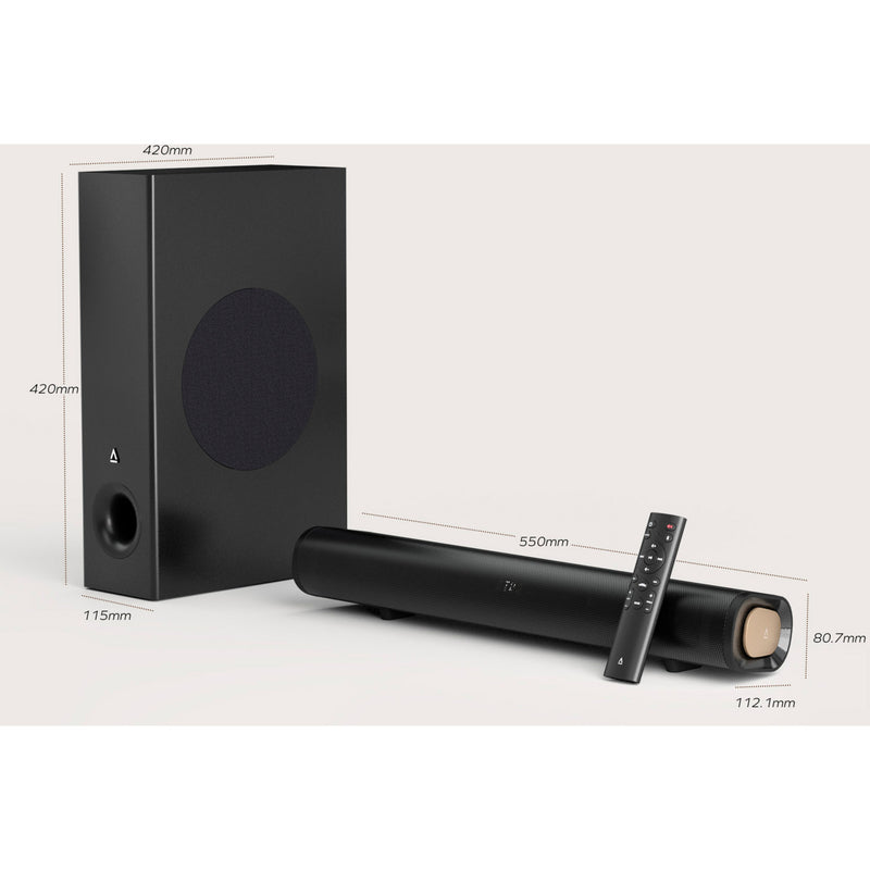 Load image into Gallery viewer, Creative stage pro soundbar (zwart, hdmi 2.0, bluetooth, usb-audio)
