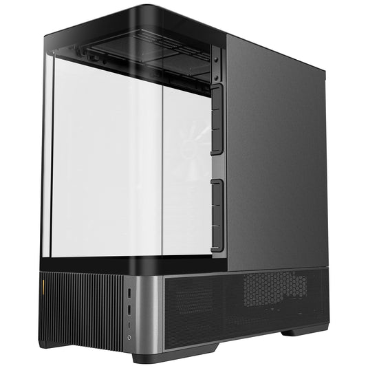 Antec c6 curve air midi tower behuizing (zwart | 2x usb-a | 1x usb-c | tempered glass)