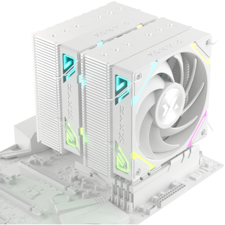 ギャラリービューアに画像をロードする, Xyz pc gear thermax 6 duo rgb cpu-koeler (wit, argb, pwm)
