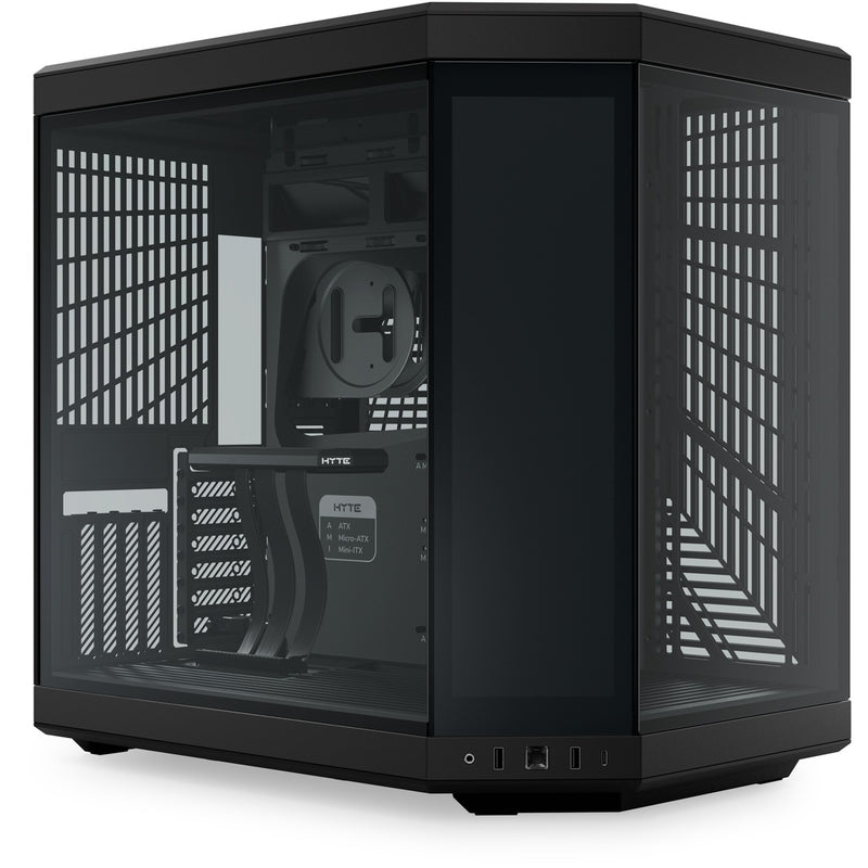Load image into Gallery viewer, Hyte y70 touch infinite midi tower behuizing (zwart | 2x usb-a | 1x usb-c | tempered glass)
