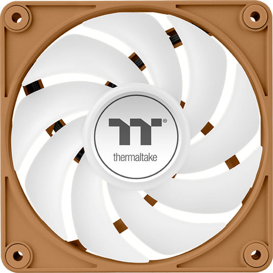 Thermaltake ct120 ex argb sync pc cooling fan gravel sand (3-fan pack) case fans (lichtbruin, 3 stuks, 120 x 120 x 25 mm, pwm)