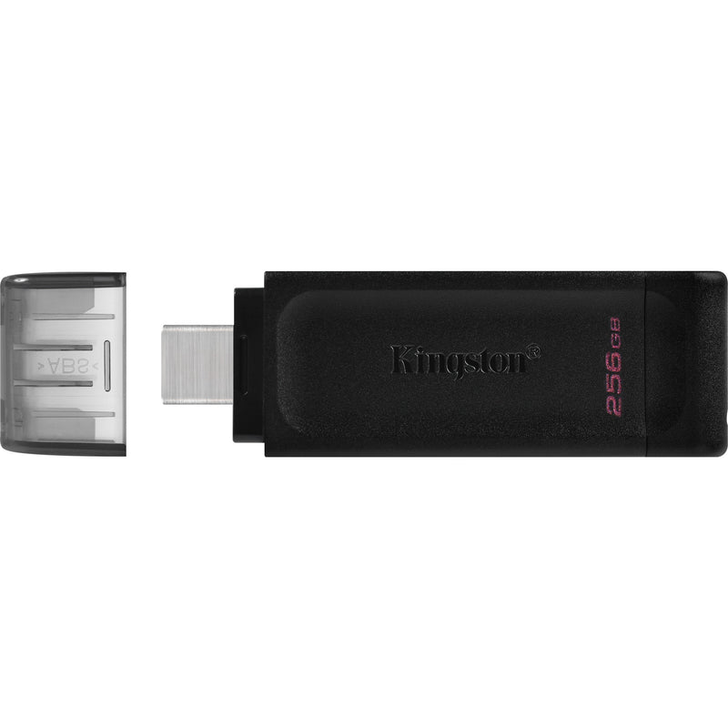 Load image into Gallery viewer, Kingston datatraveler 70 256 gb usb-stick (zwart, dt70 256gb, usb-c 3.2 gen 1)
