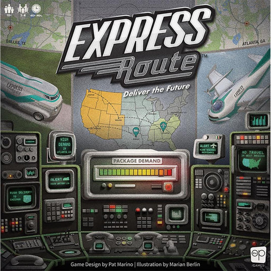 European player network express route bordspel (engels, 1 - 4 spelers, 60 minuten, vanaf 10 jaar)